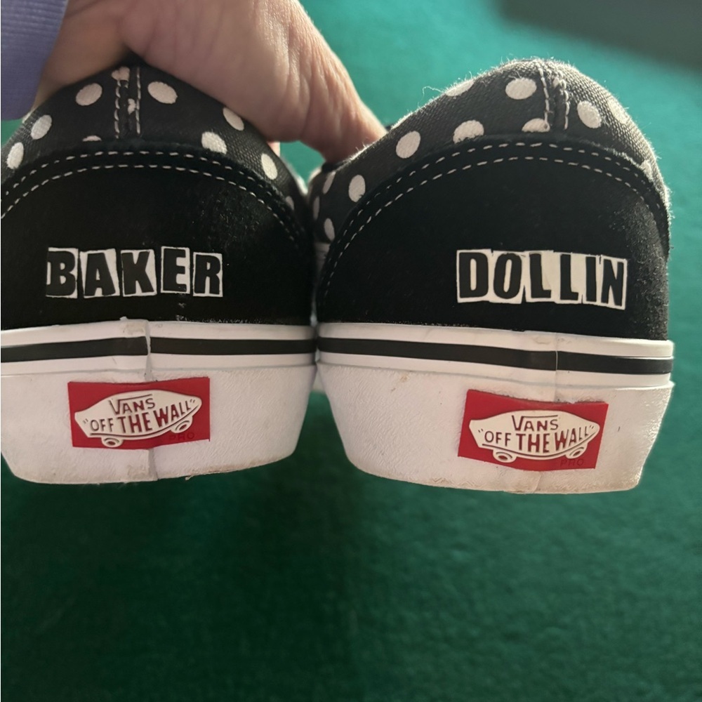 VANS Old Skool Pro x Baker Dustin Dollin - Polka Dots Skate Sneaker 11.5 - Picture 4 of 7